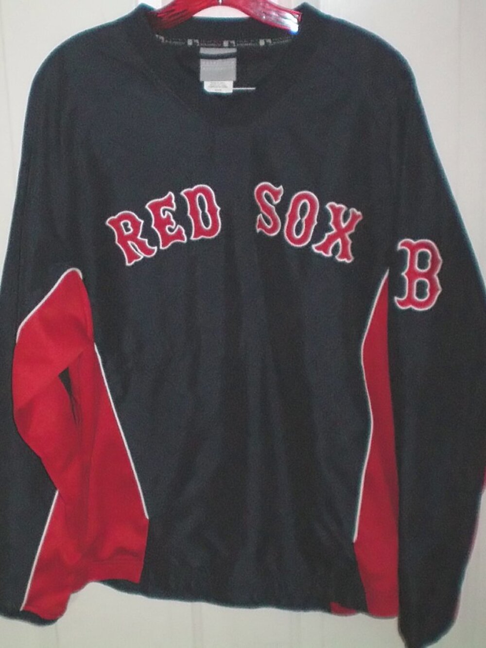 Boston Red Sox Warm Up V- Neck Jacket Unisex Size M